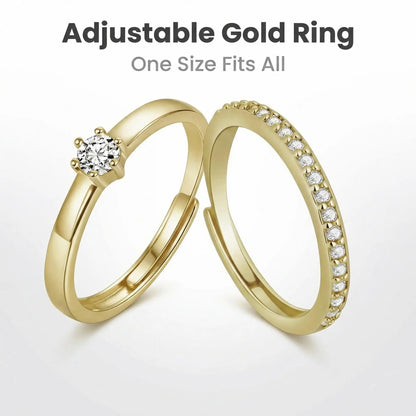 Adjustable Open Band, Stackable Design, Works Perfectly with Your Smart Ring. Single or Multi-Stone Options, Versatile for Any Outfit, and Can Be Paired with Smart Rings. Makes a Perfect Gift for the Holidays.