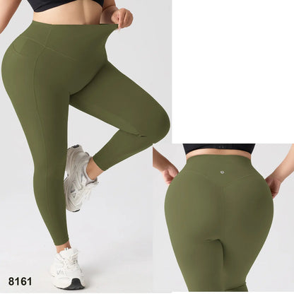 Yoga Leggings for Women Tummy Control Butt Lifting High Waisted Yoga Pants with Pockets Breathable Fitness Pants,Summer and Spring.