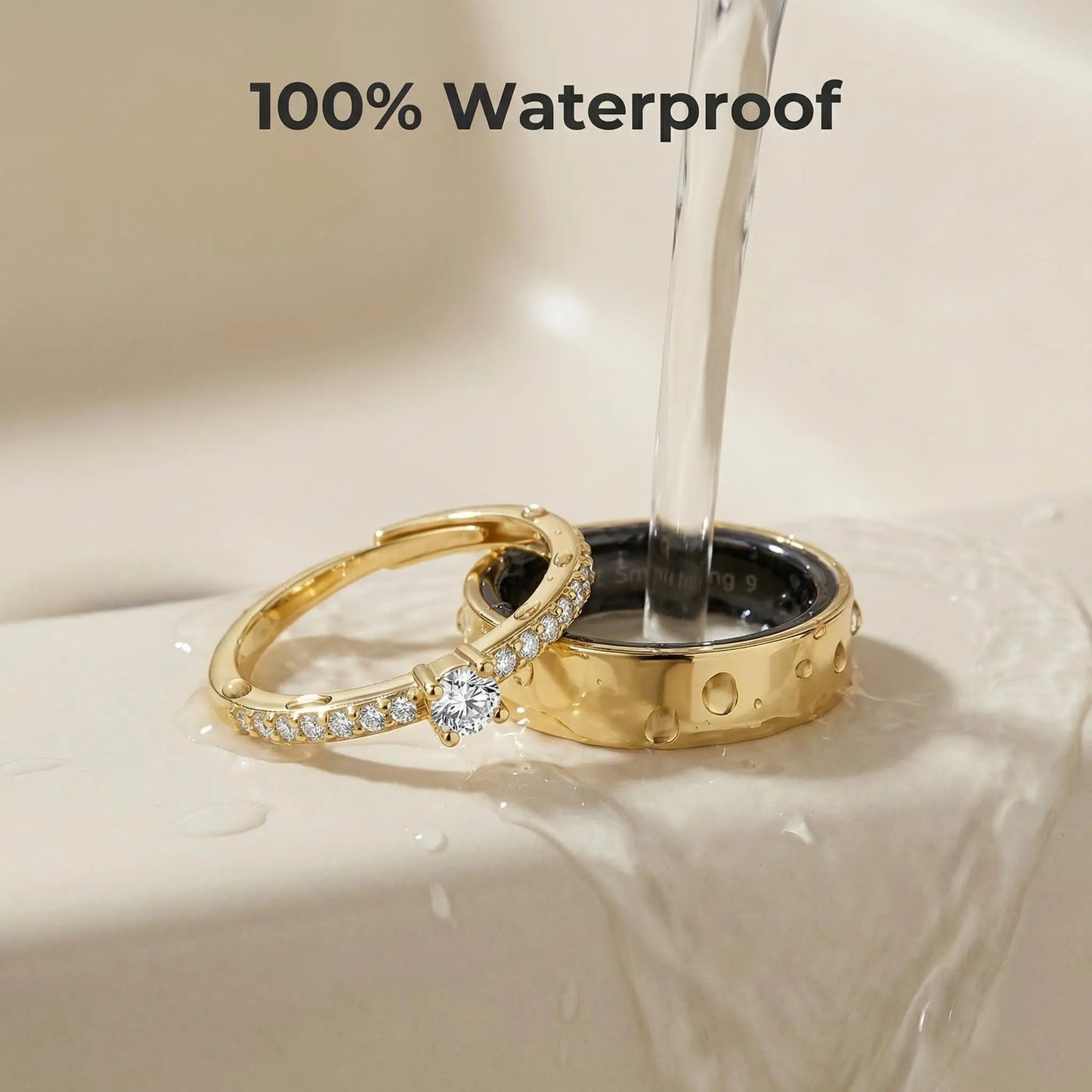 Adjustable Open Band, Stackable Design, Works Perfectly with Your Smart Ring. Single or Multi-Stone Options, Versatile for Any Outfit, and Can Be Paired with Smart Rings. Makes a Perfect Gift for the Holidays.
