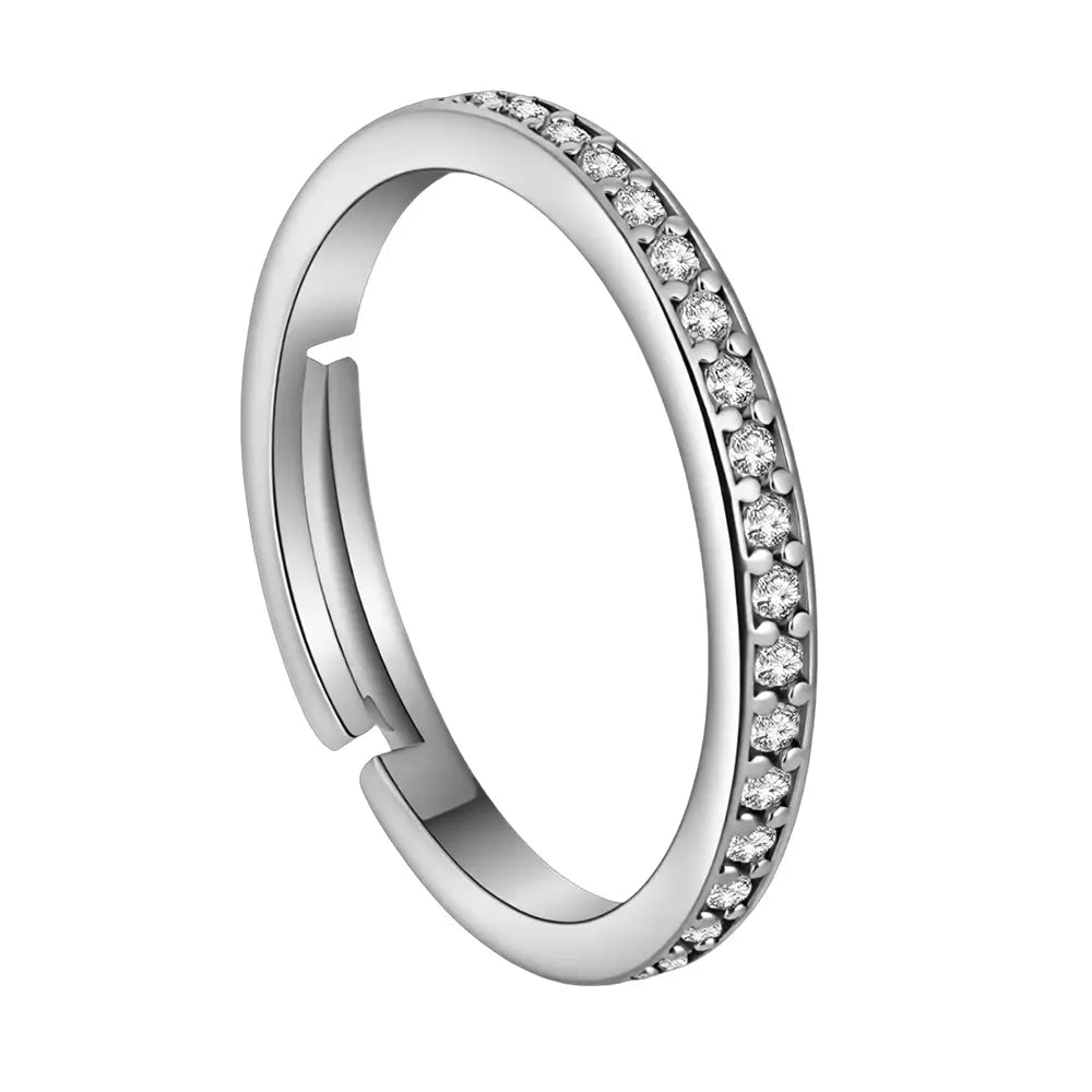 Adjustable Open Band, Stackable Design, Works Perfectly with Your Smart Ring. Single or Multi-Stone Options, Versatile for Any Outfit, and Can Be Paired with Smart Rings. Makes a Perfect Gift for the Holidays.