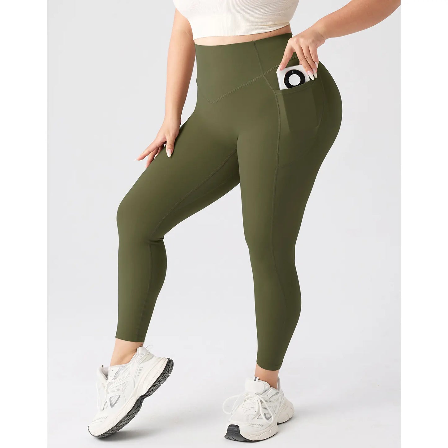 Yoga Leggings for Women Tummy Control Butt Lifting High Waisted Yoga Pants with Pockets Breathable Fitness Pants,Summer and Spring.