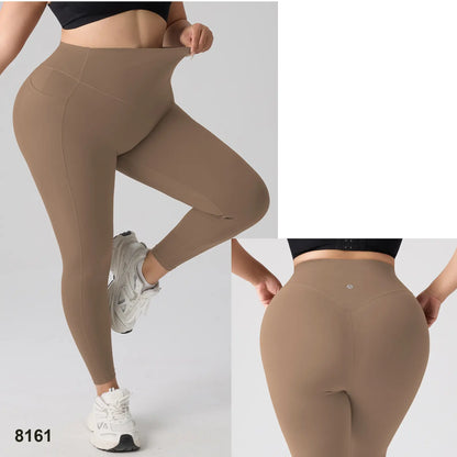 Yoga Leggings for Women Tummy Control Butt Lifting High Waisted Yoga Pants with Pockets Breathable Fitness Pants,Summer and Spring.